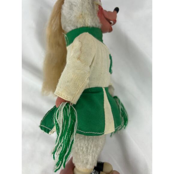 Vintage Showbiz Pizza Place Mitzi Mozzarella Plush Doll 10  ShowBiz Pizza Place Mitzi Mozzarella Cheerleader Plush 1981 Rock Afire Vintage